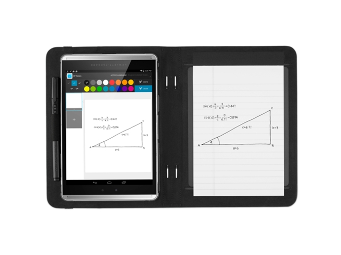 Funda Tablet HP K6E43AA (Universal - 8'' - Negro)