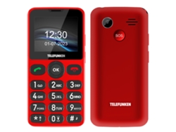 Teléfono Senior TELEFUNKEN S415 (2.2'' - 2G - Rojo)