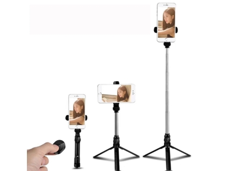 Selfie Stick SLOWMOOSE Inalámbrico Bluetooth Blanco