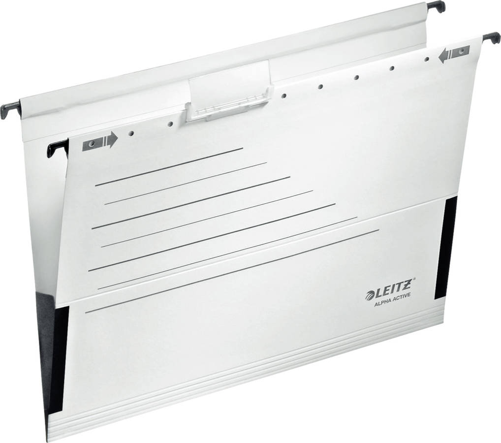 Alpha Carpeta Con ganchos para colgar 5 unidades a4 color blanco leitz active 34.8x26cm