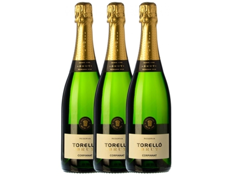 Espumante TORELLÓ Torelló Brut Cava Reserva (0.75 L - 3 unidades)