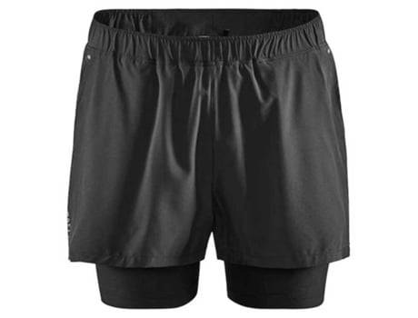 Pantalones para Hombre CRAFT Adv Essence 2 In 1 Negro para Corrida (L)