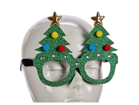 Gafas Árbol de Navidad Verde (12 Unidades)