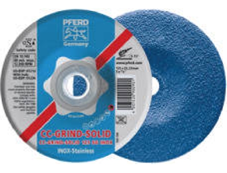 Disco PFERD De sbaste Línea Sg Alto Rendimiento Cc-Grão rind-Solid (115 Sg-Inox)