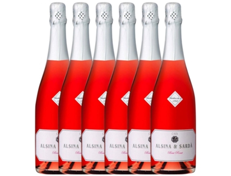 Espumante ALSINA Alsina Alsina & Sardà Rosado Trepat Cava (0.75 L - 6 unidades)