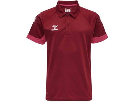 Polo de Hombre para Fútbol HUMMEL Lead Functional Rojo (12)