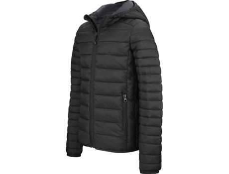 Chaqueta de Plumas para Niños KARIBAN Capuche (Negro - 8/10 Años )