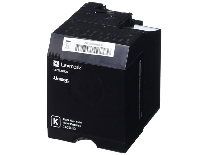 Tóner LEXMARK 74C0H10 Negro