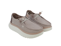 Zapatos de Mujer HEY DUDE Mocassino Wendy Peak Chambray Rosa (39)