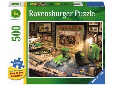 Puzzle RAVENSBURGER John Deere Work Desk rompecabezas 500 pieza(s) Otro