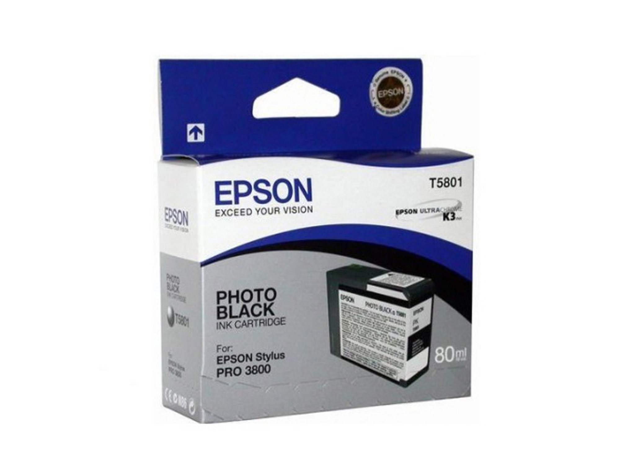 Cartucho De Tinta Original Epson T5801 80 Ml Negro Foto C13t580100 Black Friday 2023 Wortenes 5080