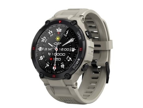 Reloj Inteligente Militar para Hombres 1 3 Pulgadas HD Pantalla Táctil Rastreador de Ejercicios Compatible con Iphone Samsung AUJEZON