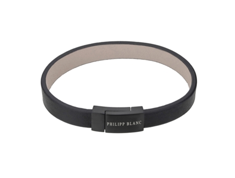 Brazalete de piel auténtica y acero inoxidable PHILIPP BLANC Anton 0,090,090,034 cm