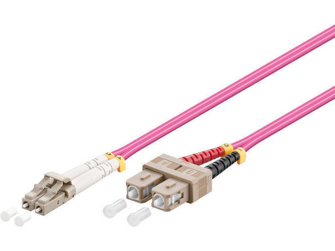 Cable de Fibra Óptica GOOBAY (Rosa)