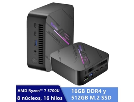 Mini PC BLACKVIEW MP100 Mini PC AMD Ryzen 7 5700U/16GB/512GB SSD