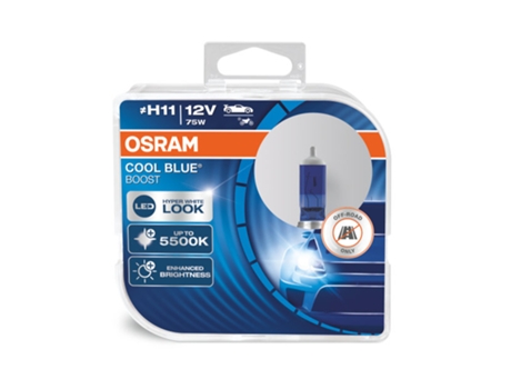 Kit 2 Lámparas H11 12V75W Cool Blue Boost® Hcb OSRAM