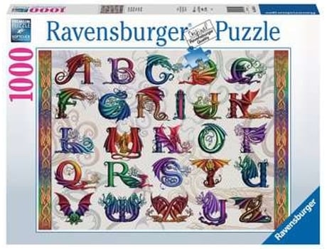 Puzzle RAVENSBURGER Dragon Alphabet rompecabezas 1000 pieza(s) Arte