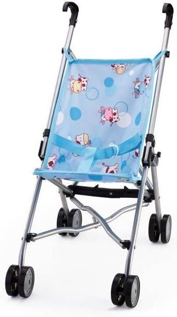 Carrito de Muñecas BAYER Vacas Azul (55 cm)