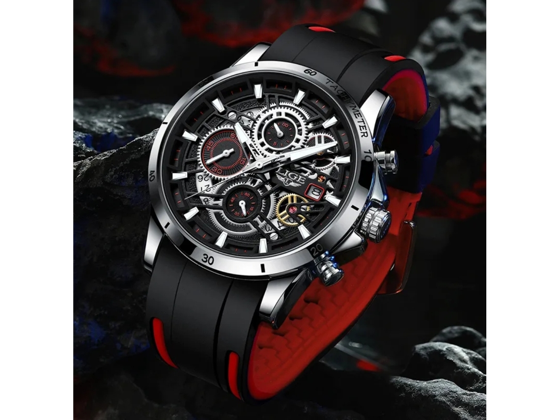 Reloj rojo para discount hombre