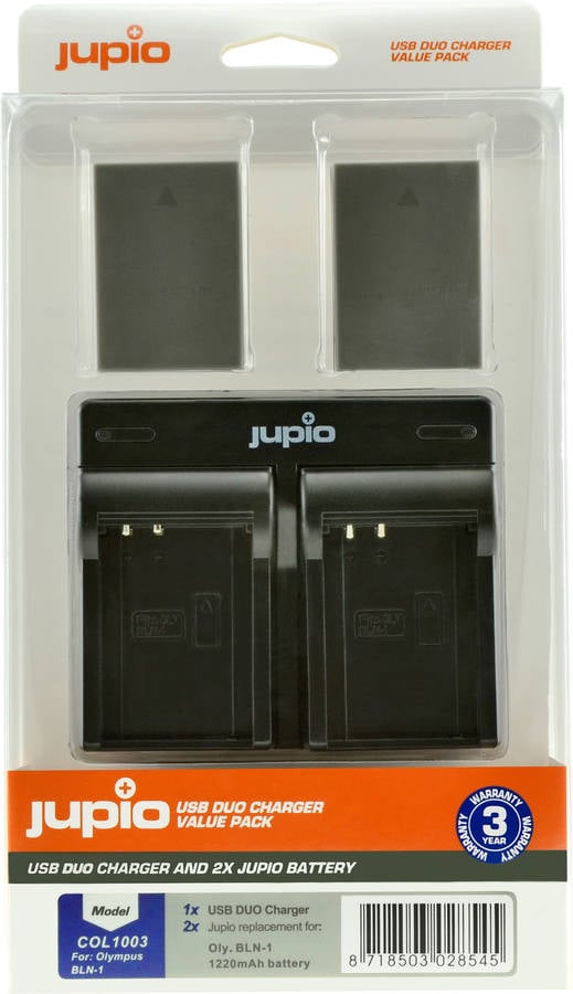 Kit De Cargador jupio usb 2 pilas psbln1 bln1 baterias psbln1bln1+ psbln1bln1