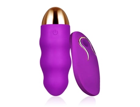 Vibrador de control remoto de 12 frecuencias, estimulador de clítoris femenino (Morado) VEANXIN