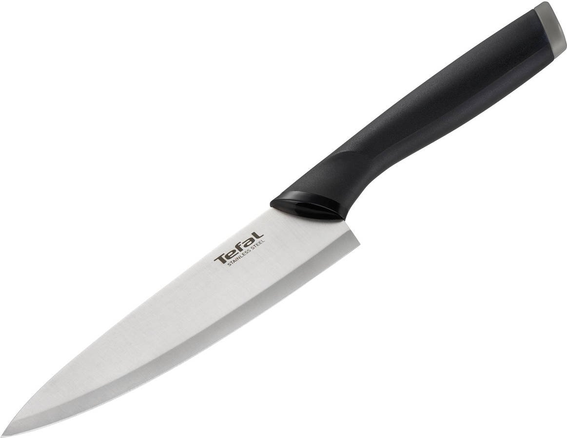 Cuchillo De Chef comfort 15cm k2213114 tefal 15 acero inoxidable negro k22131