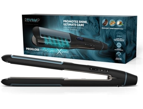 Plancha de Pelo REVAMP ST-1800-EU Progloss Hydro Shield X Shine Ceramic (Cerámica - 80-235 ºC)