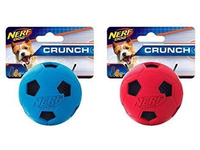 Pelota para Perros NERF Soccer Squeak Azul (S- 2 und)