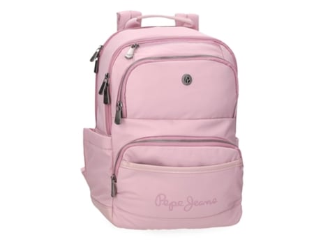 PEPE JEANS Mochila Para Portátil Poliéster y PU Corin Rosa