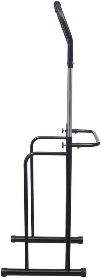 Barra para Pull-Ups VIDAXL (Negro - 175-224 cm - Ajustable)