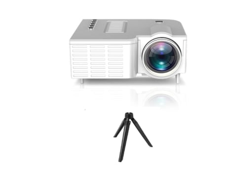 Mini Proyector SLOWMOOSE Beamer Suporte 4K (Blanco)