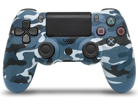 Mando para PS4 ACENTRY 20210830 Camuflaje Azul (Inalámbrico)