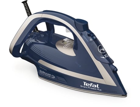 TEFAL Smart Protect Plus Fv6872 Plancha de vapor en seco y suela Durilium Airglide 2800 W Azul