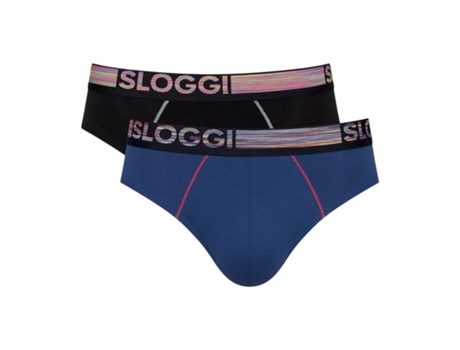 Pack 2 Boxers para Hombre SLOGGI (XL - Multicolor)