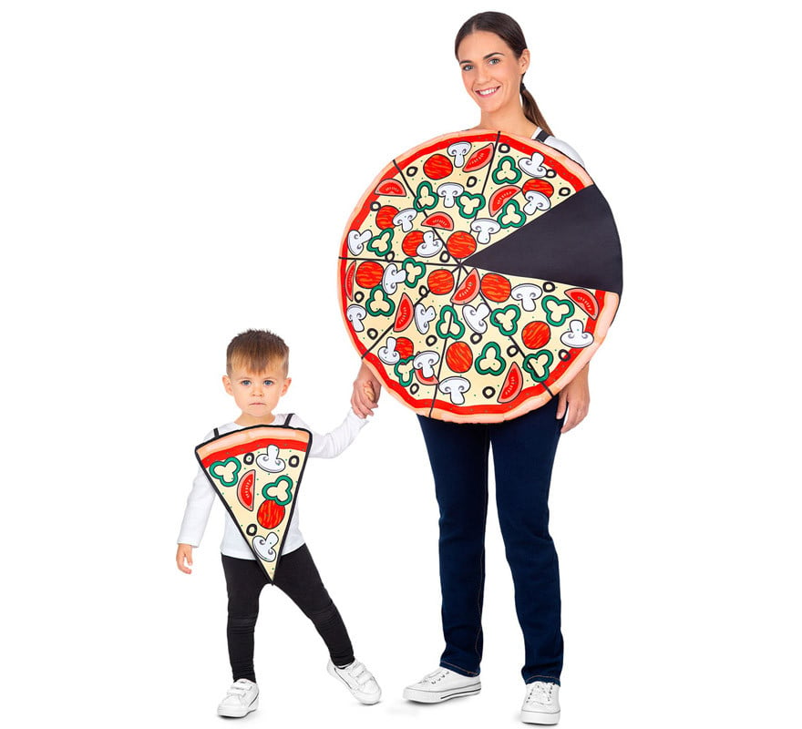 Disfraz Unisex MOM Pack Pizza Party para niños y adultos (Universal)