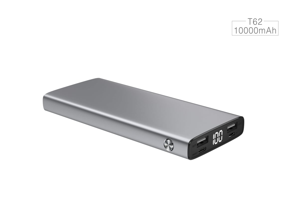 PowerBank KLACK de 50000mAh, 65W, USB-C, Cargador portátil con Linterna,  carga rápida, batería externa compatible con Portátil, MacBook, iPhone  14-13-12, Android, Tablets, iPad, Drones