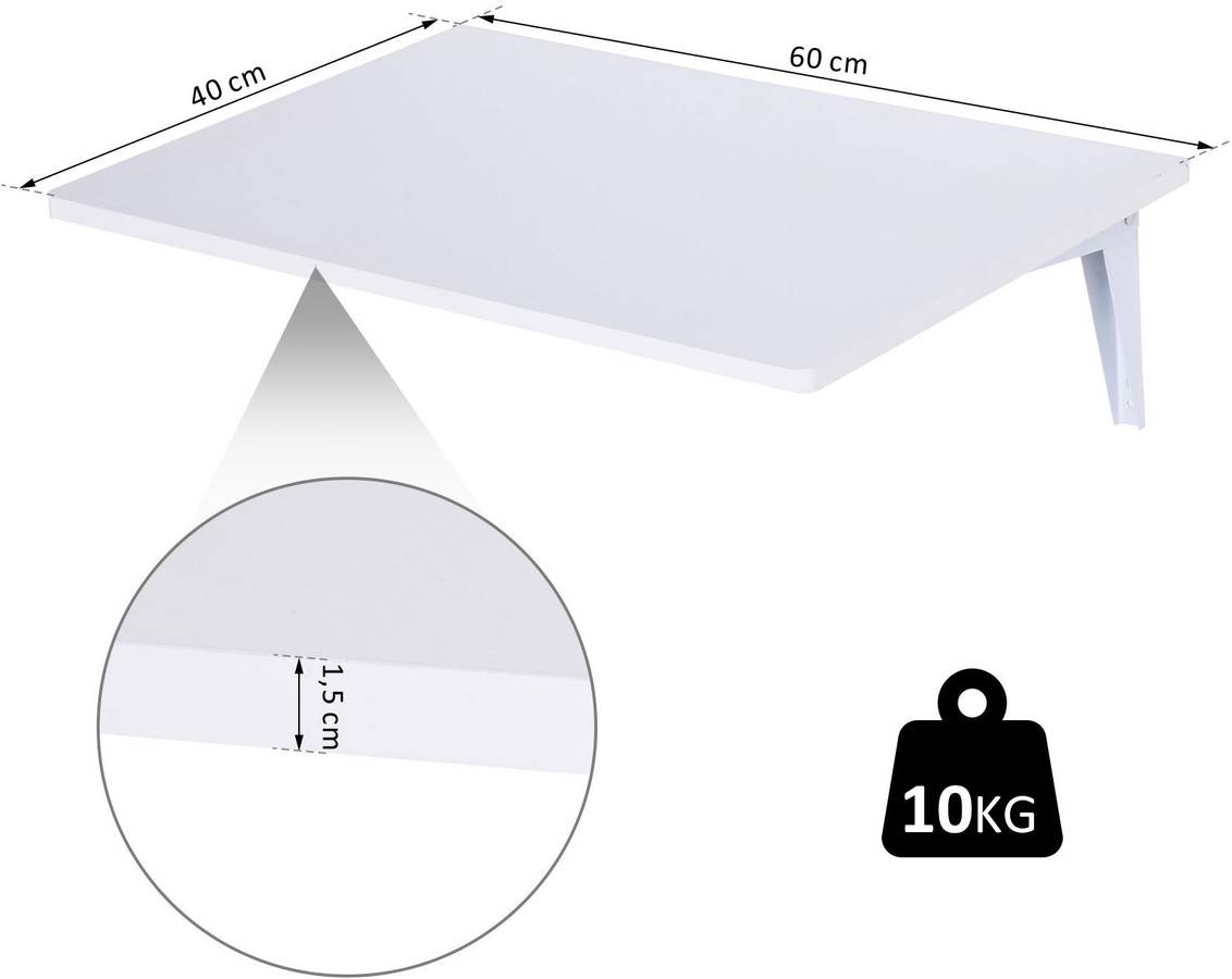 Mesa Multifunciones HOMCOM 833-179WT