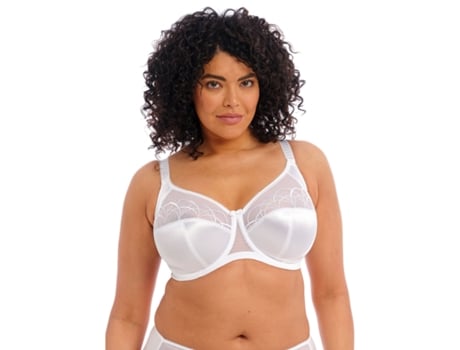 Sujetador de Mujer ELOMI Aros Cate Blanco (105 cm G)