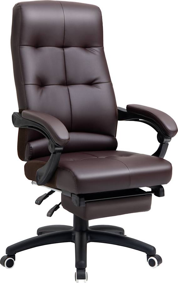 Silla de Escritorio Ejecutiva VINSETTO 921-524BN (Brazos Fijos - Espuma y Nylon)