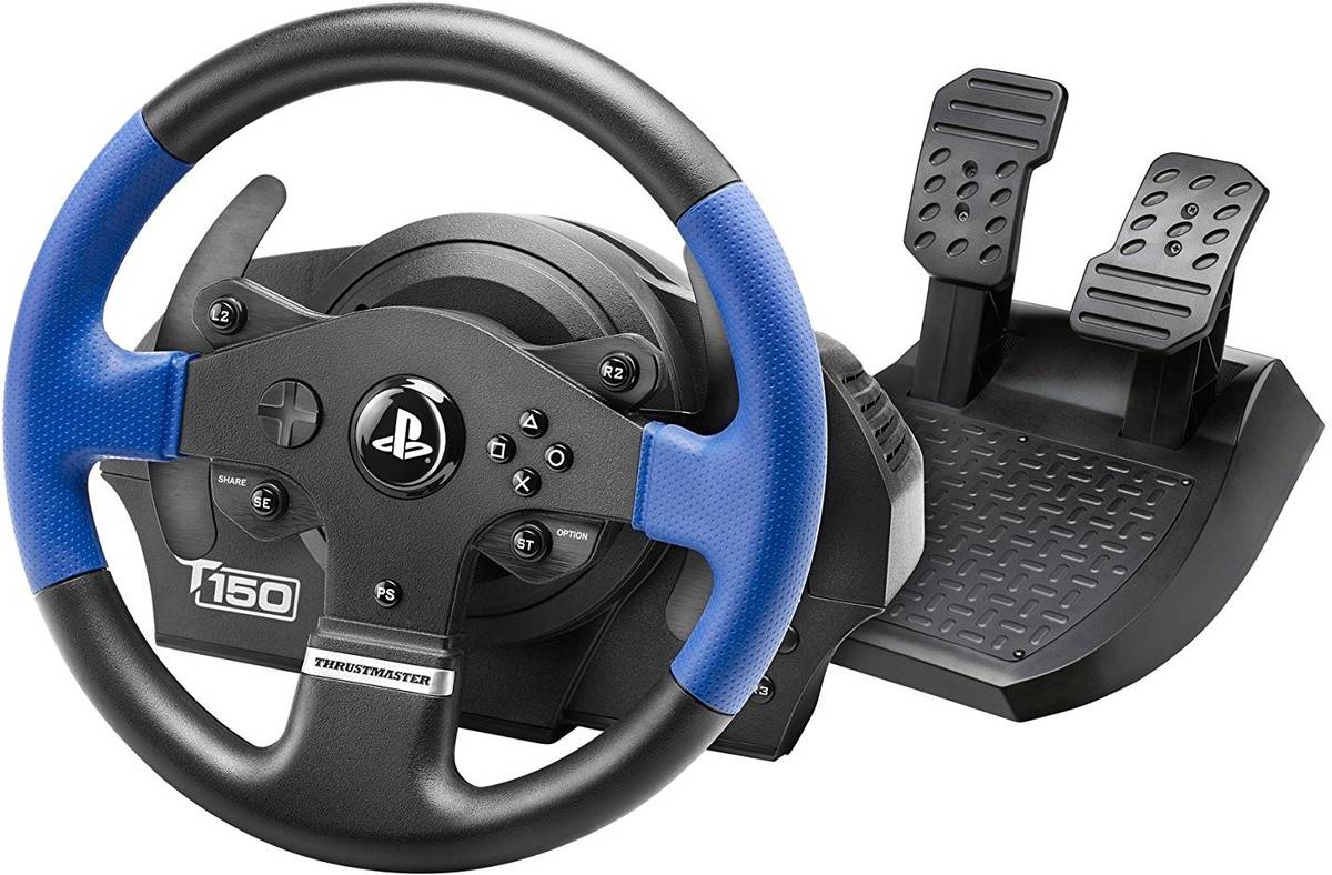 Volante + Pedales THRUSTMASTER T150RS (Multiplataforma - Negro)