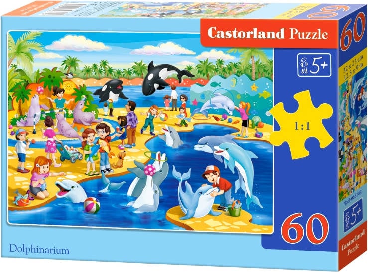 Puzzle Castorland Dolphinarium 60 piezas rompecabezas niños 5 años 320