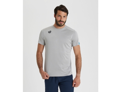 Camiseta Unisex para Natación ARENA Team Solid Gris (2XL)