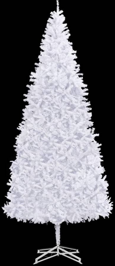 Árbol de Navidad VIDAXL con Luces LED y Bolas (Blanco - 23x5 cm)