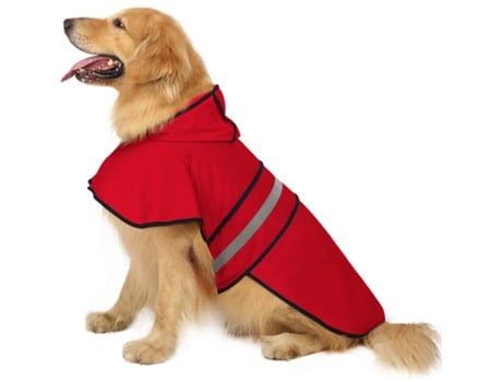 Uero Ajustable Reflectante Para Mascotas Impermeable Para Perros Con Capucha Poncho Impermeable Para Perros Y Cachorros Pequeños A Grandes ELKUAIE eu