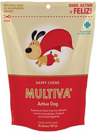 Complemento Alimenticio de Perros VETNOVA Multiva Perro Activo