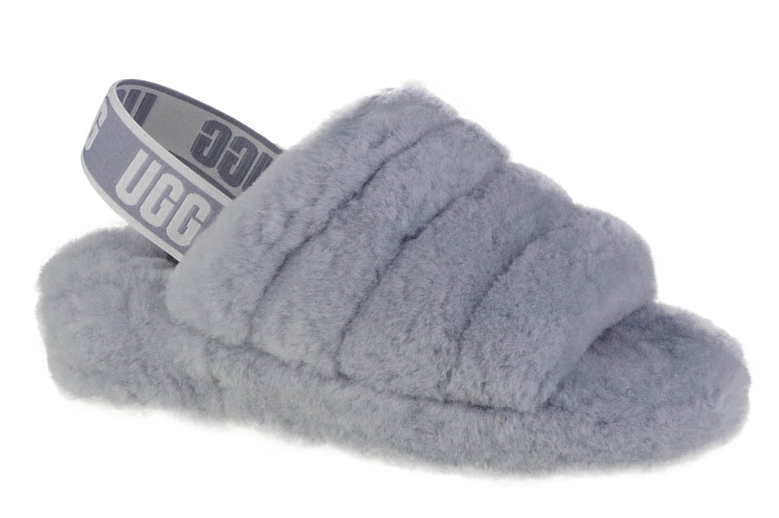 Pantuflas UGG Mujer (Piel Natural - Gris - 40)