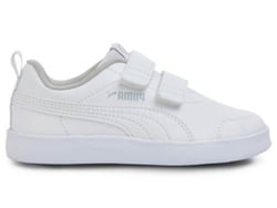 Zapatillas Deportivas PUMA Courtflex V2 V Ps Niños (Blanco -Material Sintético -30)