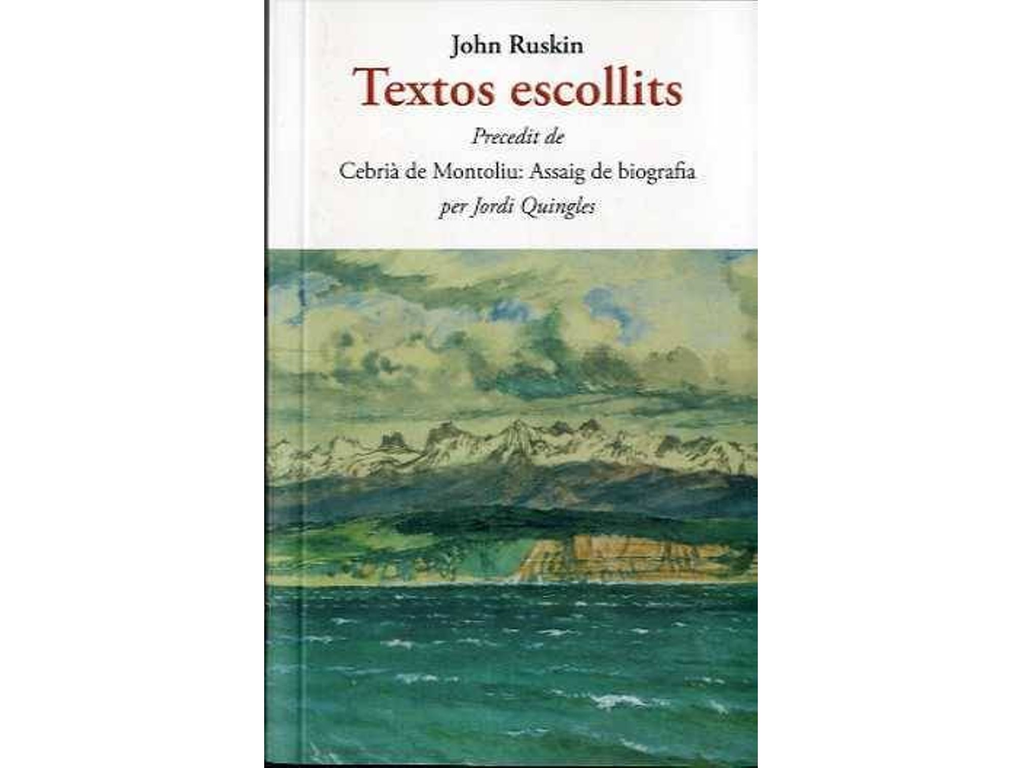 Libro Textos Escollits de John Ruskin