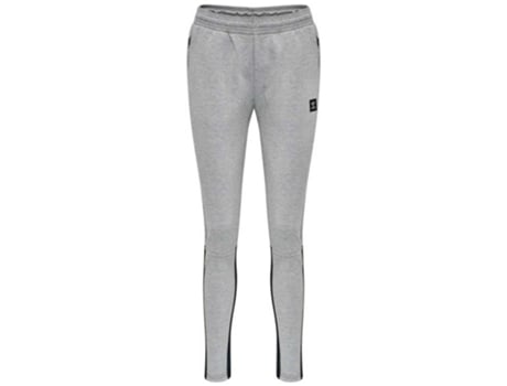 Pantalones para Mujer HUMMEL Essi Tapered Gris para Fitness (S)