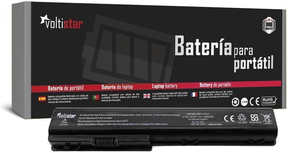 Batería para Portátil VOLTISTAR HP 464058-121 480385-001 497705-001 464059-361 Pavilion Dv7 14.4V